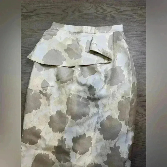 Black Halo Eve Laurel Berman‎ Mermaid High Waisted Ruffle Bodycon Maxi Skirt - Picture 3 of 12